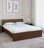 Arthur Queen Size Bed in Walnut Finish