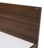 Arthur Queen Size Bed in Walnut Finish with Box Storage