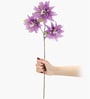 Set Of 2 Lavender Plastic 2 Sticks Dahlia Artificial Flowers