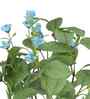 Artificial Blue Blossom Plant