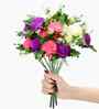 Multicolor Plastic 2 Sticks Chrysanthemum 14 Flowers Artificial Flowers