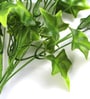Set Of 4 Green Plastic Vine Plant Leaves Artificial Plants