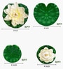 Set Of 6 Floating Foam Lotus Artificial Flowers
