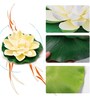 Set Of 6 Floating Foam Lotus Artificial Flowers