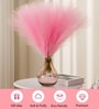 Set Of 3 Pink Plastic Pampas Grass Sticks Artificial Flowers