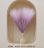 Set Of 6 Purple Plastic Pampas Grass Sticks Artificial Flowers