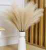 Set Of 3 Brown Plastic Pampas Grass Sticks Artificial Flowers