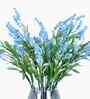 Set Of 2 Green Plastic Lily Of The Valley Artificial Flowers