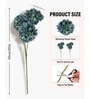 Blue Plastic 2 Sticks Long Chrysanthemum Branches Artificial Flowers Bunch