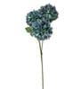 Blue Plastic 2 Sticks Long Chrysanthemum Branches Artificial Flowers Bunch