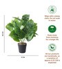 Green Artificial Plant with Pot
