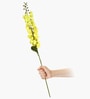 Set Of 2 Yellow Plastic Artificial Flowers