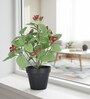 Artificial Red Blossom Plant