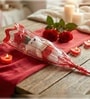 Artificial Red Rose With I Love You Teddy Bear Valentine Gift Set