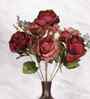 Artificial Rose Flower Bunch with 5 Flower Heads (Red) Artificial Rose Flower Bunch with 5 Flower Heads (Red)