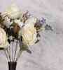 Artificial Rose Flower Bunch with 5 Flower Heads (White) Artificial Rose Flower Bunch with 5 Flower Heads (White)