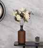 Artificial Rose Flower Bunch with 5 Flower Heads (White) Artificial Rose Flower Bunch with 5 Flower Heads (White)