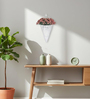Artificial Wall Plant with Small Red Flowers
