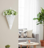 Artificial White Clover Wall Plant