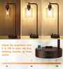 Black Antique Dimmable Metal Table Lamp