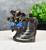 Artisan Blue Ganesh Smoke Fountain Tabletop Decor by/ Unique Home Showpiece