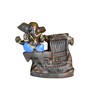 Artisan Blue Ganesh Smoke Fountain Tabletop Decor by/ Unique Home Showpiece
