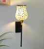 Artisan Handmade Mosaic Glass Wall Light with Metal Base   Suitable for Bedroom, Living Room & Dining Room