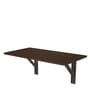 Leonardo Wall Mounted Table in African Oak Finish