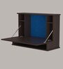 Artist Metal Wall Mounted Table in African Oak Finish