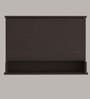 Artist Metal Wall Mounted Table in African Oak Finish