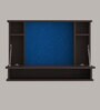 Artist Metal Wall Mounted Table in African Oak Finish
