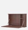 Artist Metal Wall Mounted Table in Light African Oak Finish