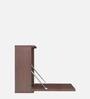 Artist Metal Wall Mounted Table in Light African Oak Finish