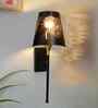 Artistic Etched Fabric Shade with Metal Wall Lamp   Living Room/Bedroom Lighting