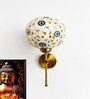Artistic Mosaic Glass Brass Wall Light Home D cor