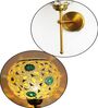 Artistic Mosaic Glass Brass Wall Light Home D cor