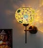 Artistic Mosaic Glass Brass Wall Light Home D cor