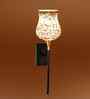 Artistic Mosaic Glass Wall Lamp with Metal Base   Enhances Bedroom, Living Room & Dining Room Ambience