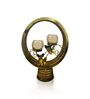 Artistic Round
Ring Shape Gold Metal Tealight
Candle Holder