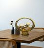 Artistic Round
Ring Shape Gold Metal Tealight
Candle Holder