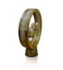 Artistic Round
Ring Shape Gold Metal Tealight
Candle Holder