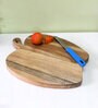 Artistic shape handmade Natural Brown  Handpainted  Wood   Chopping Board