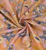 Gold Floral 300 TC Cotton Bedsheet With 4 Pillow Covers King Sized Bedsheet With 2 Pillow Covers