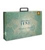Green Geometric 300 TC Cotton Bedsheet With 4 Pillow Covers King Sized Bedsheet With 2 Pillow Covers