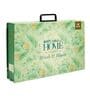 Green Leaf 300 TC Cotton Bedsheet With 4 Pillow Covers King Sized Bedsheet With 2 Pillow Covers
