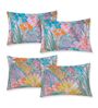 Green Leaf 300 TC Cotton Bedsheet With 4 Pillow Covers King Sized Bedsheet With 2 Pillow Covers