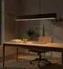 Artline 48 Brown Solid Wood Linear LED Hanging Light
