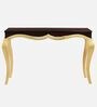 Artoric Solid Wood Console Table In Brown Finish