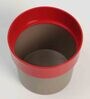 Plastic Red Flower Desk Pots