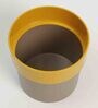 Plastic Yellow Flower Desk Pot